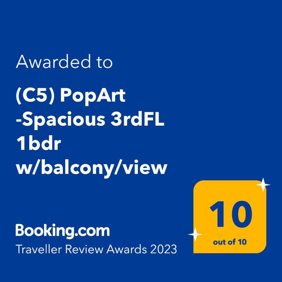 Popart -Spacious 3Rdfl 1Bdr W/Balcony/View Apartment Athens Luaran gambar